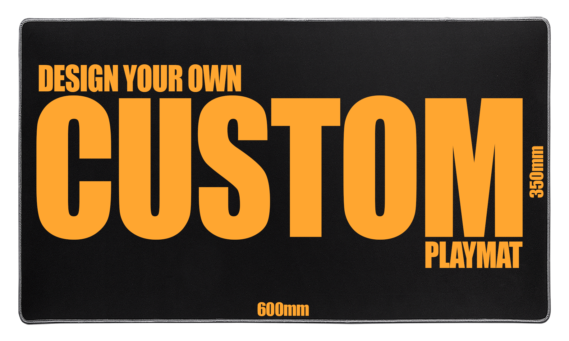 Custom TCG Playmat - Single Player (600mm x 350mm) Custom TCG Playmat - Single Player (600mm x 350mm)