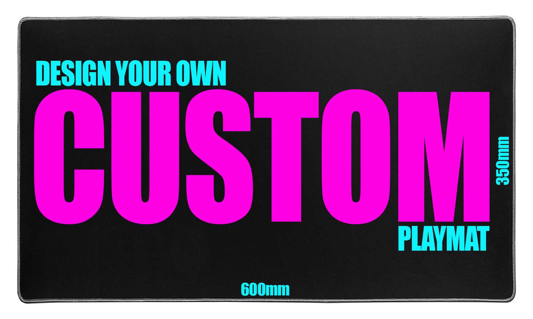 Custom TCG Playmat - Single Player (600mm x 350mm)